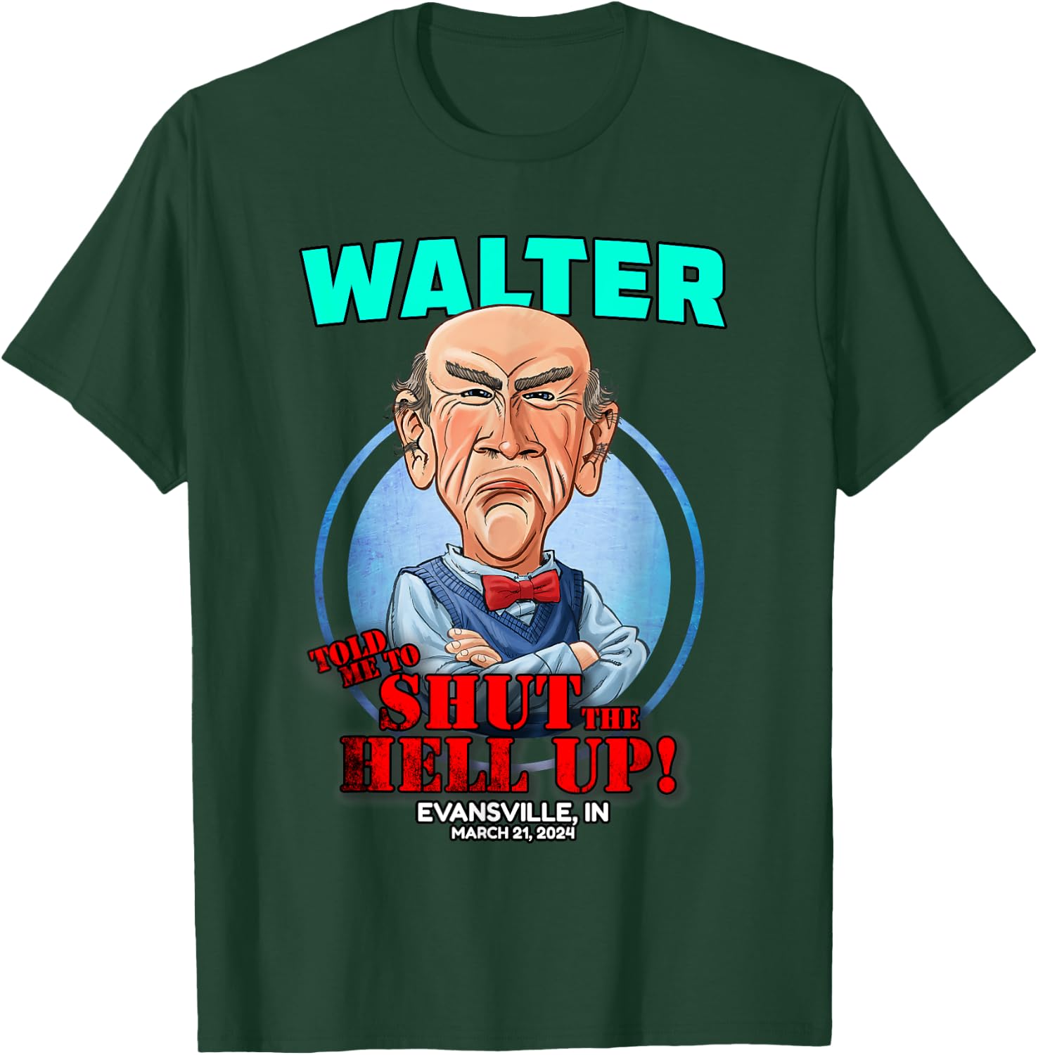 Walter Evansville, IN (2024) T-Shirt - T-Shirt | Forest
