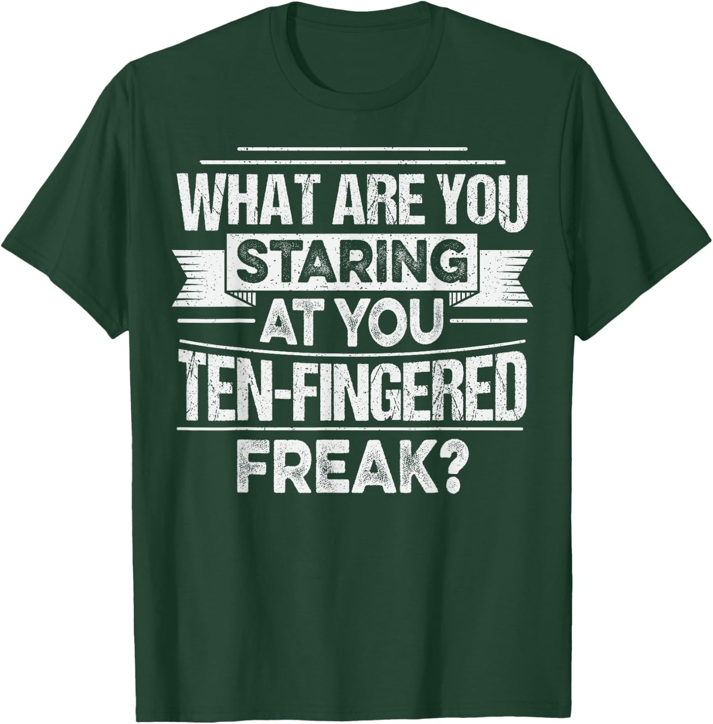 Thumb Amputation Quote for a Finger Amputation survivor T-Shirt - T-Shirt | Forest