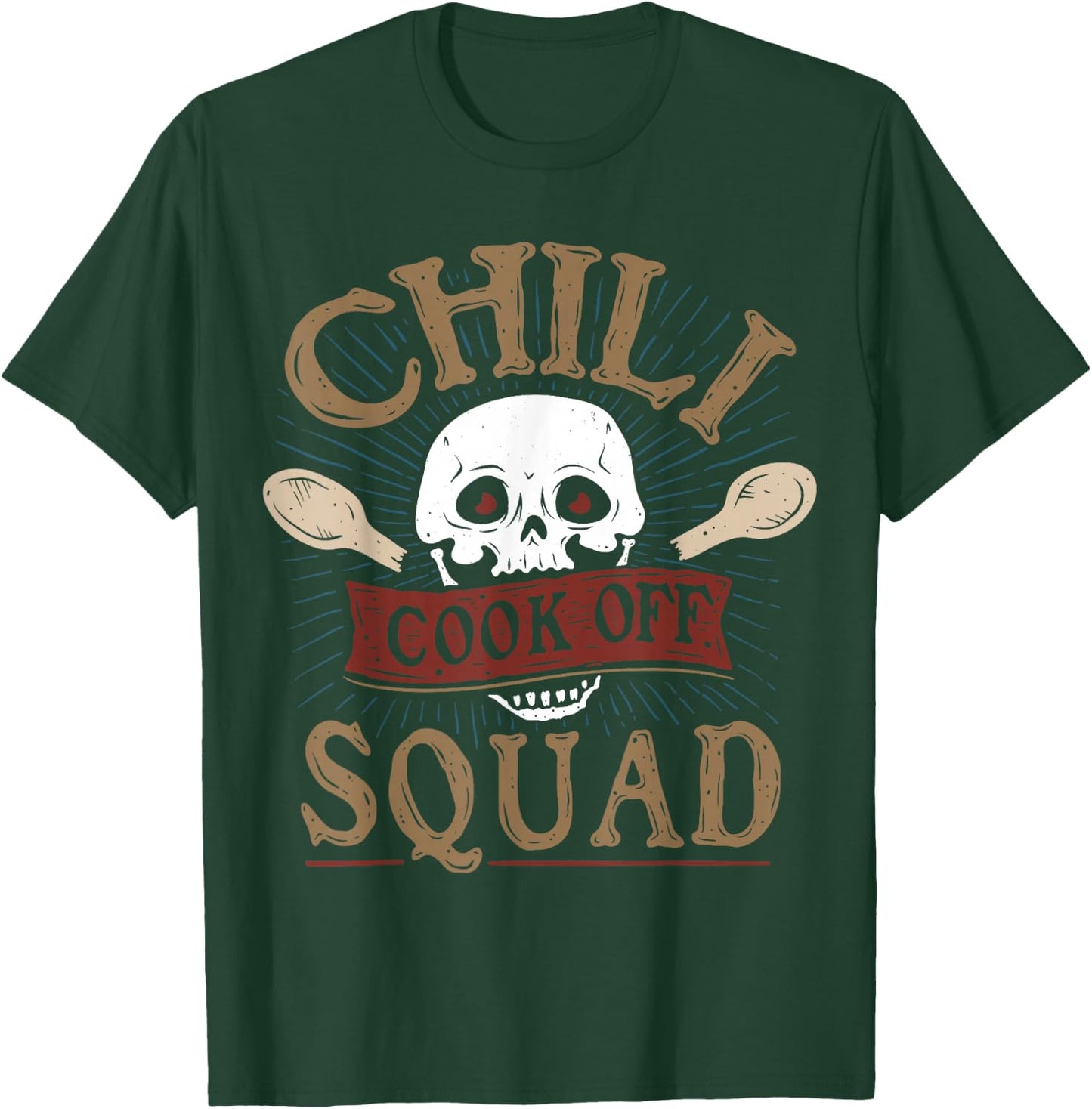 Chili Cook Off Squad Cooking Competition Team Award T-Shirt - T-Shirt | Forest