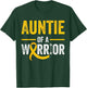 Auntie Of A Warrior Childhood September Cancer Awareness T-Shirt - T-Shirt | Forest
