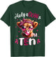 I'm Ten Years Old Girl It's My 10th Birthday Highland Cow T-Shirt - T-Shirt | Forest