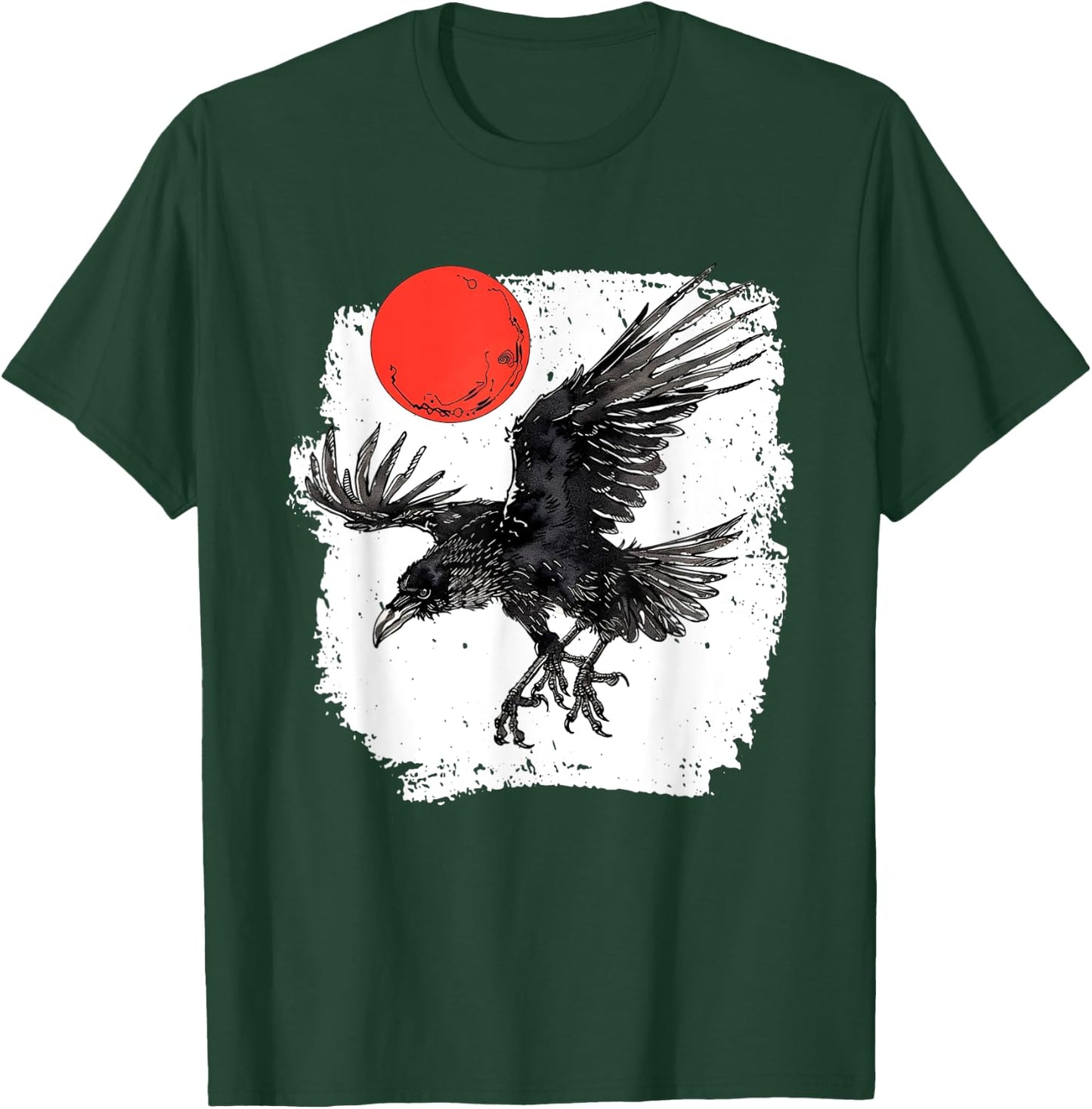 Yatagarasu T | three-legged crow | Japanese mythology T-Shirt - T-Shirt | Forest