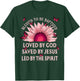 Blessed To Be Baptized Loved By God Sunflower Christian T-Shirt - T-Shirt | Forest