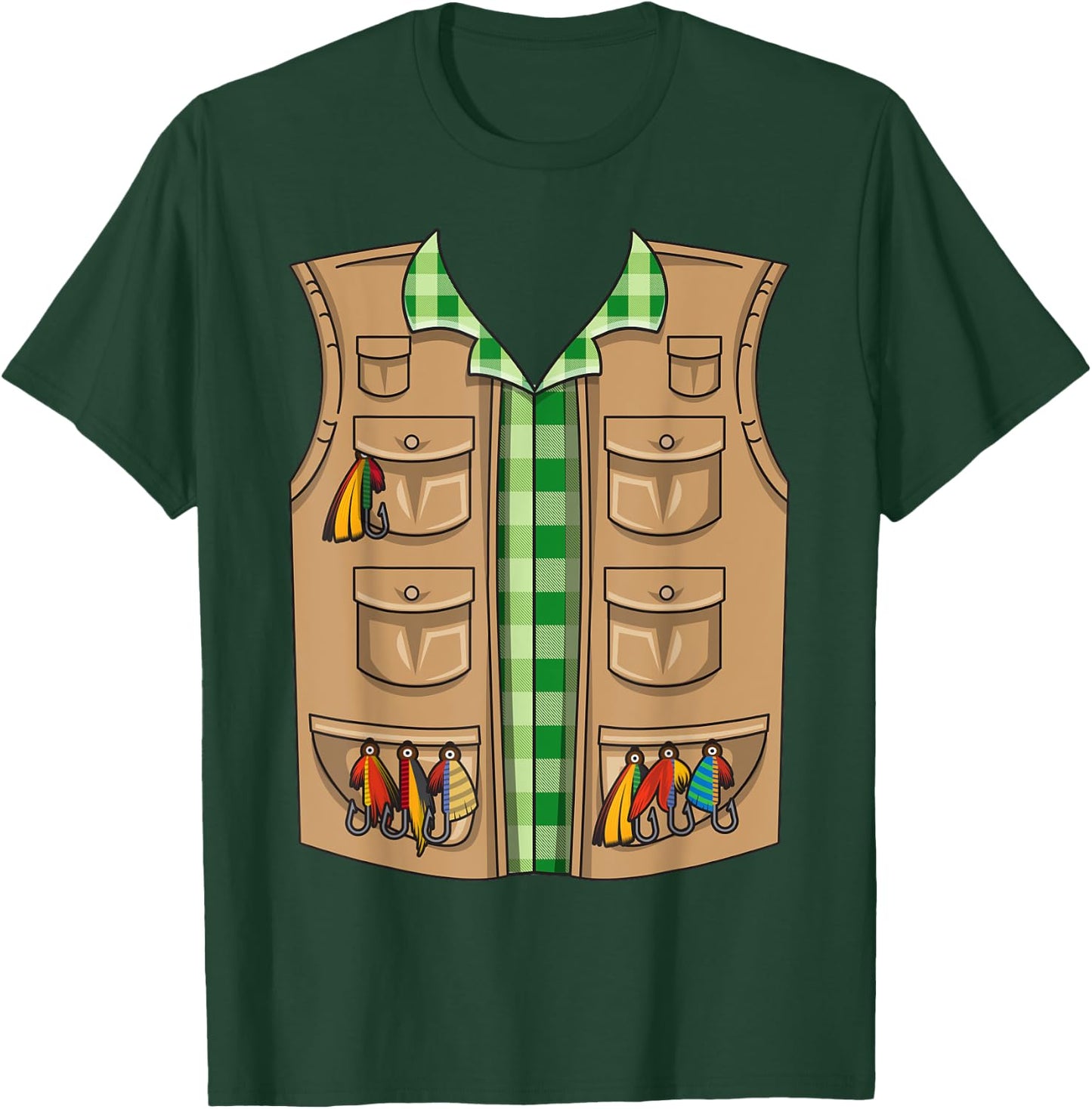 Fisherman Halloween Costume | Cool Fisher Kids Gift T-Shirt - T-Shirt | Forest