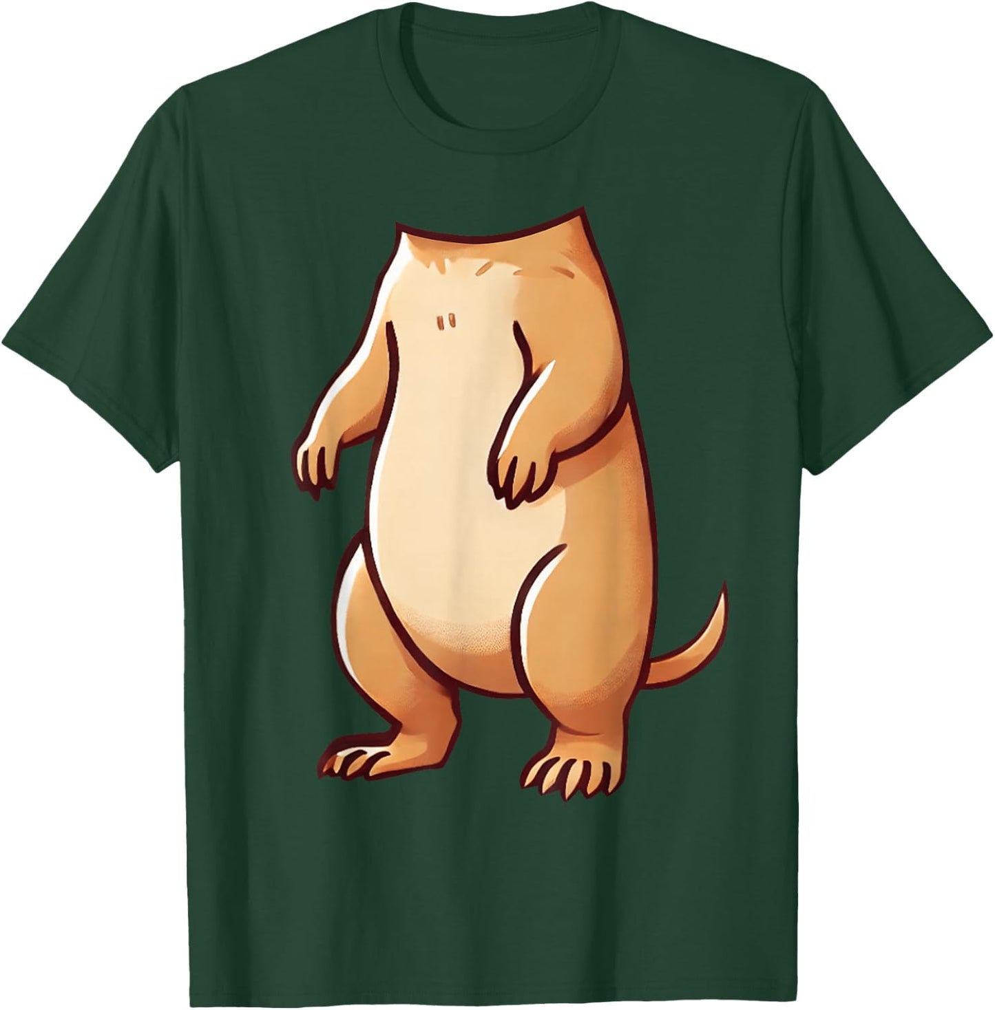 Easy Prairie Dog Costume Halloween Prairie Dog Body Women Kids T-Shirt - T-Shirt | Forest