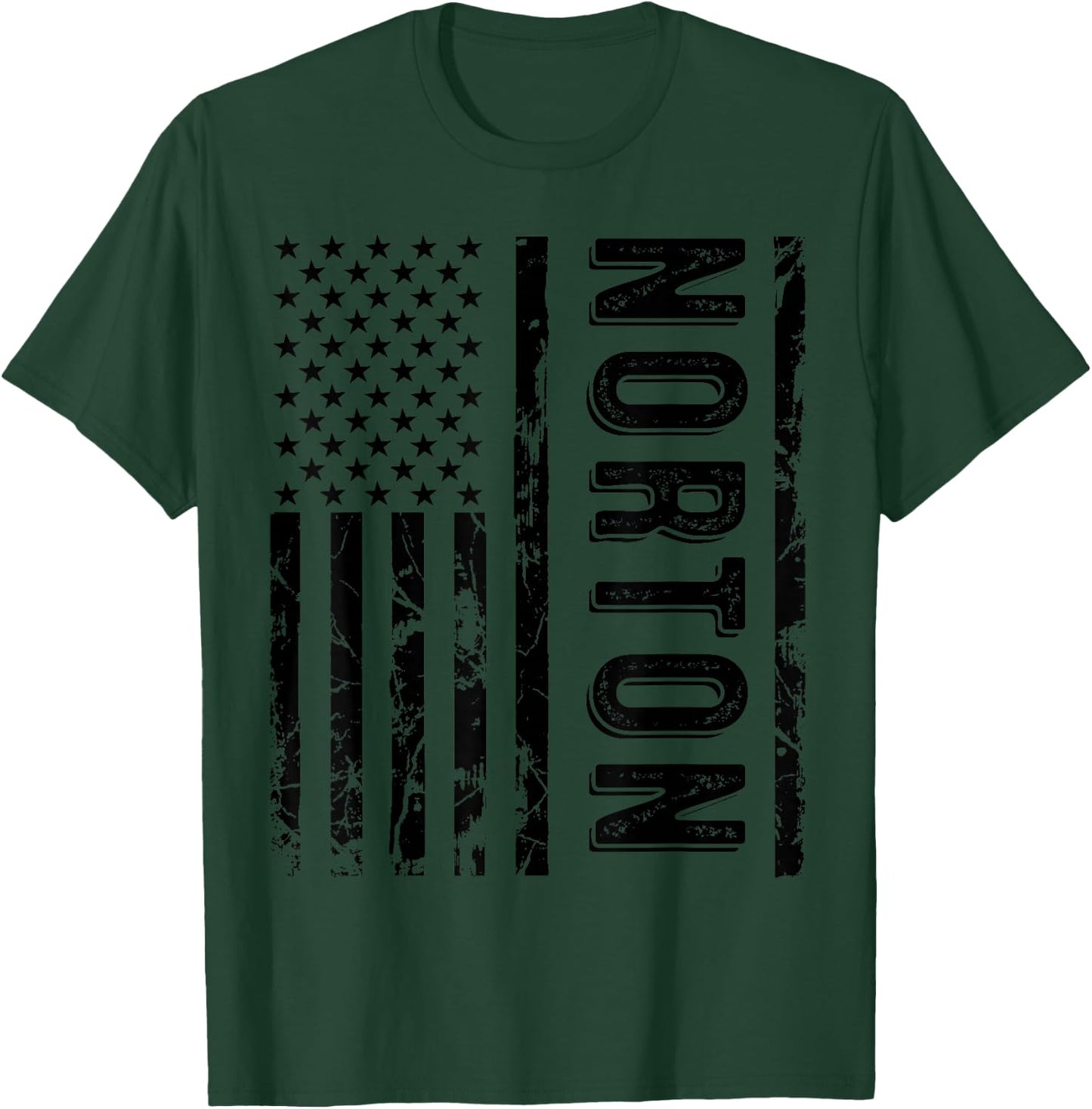 Norton Last Name Funny Surname Team Norton Family Reunion T-Shirt - T-Shirt | Forest