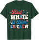 Red White Blue And Er Crew 4th of July ER Nurse Crew Women T-Shirt - T-Shirt | Forest