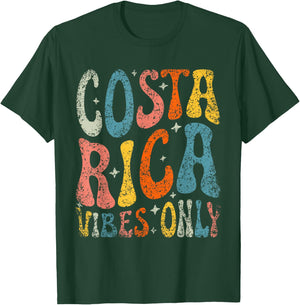 Costa Rica Vibes Only Trip Costa Rican Travel Costa Rica T-Shirt - T-Shirt | Forest