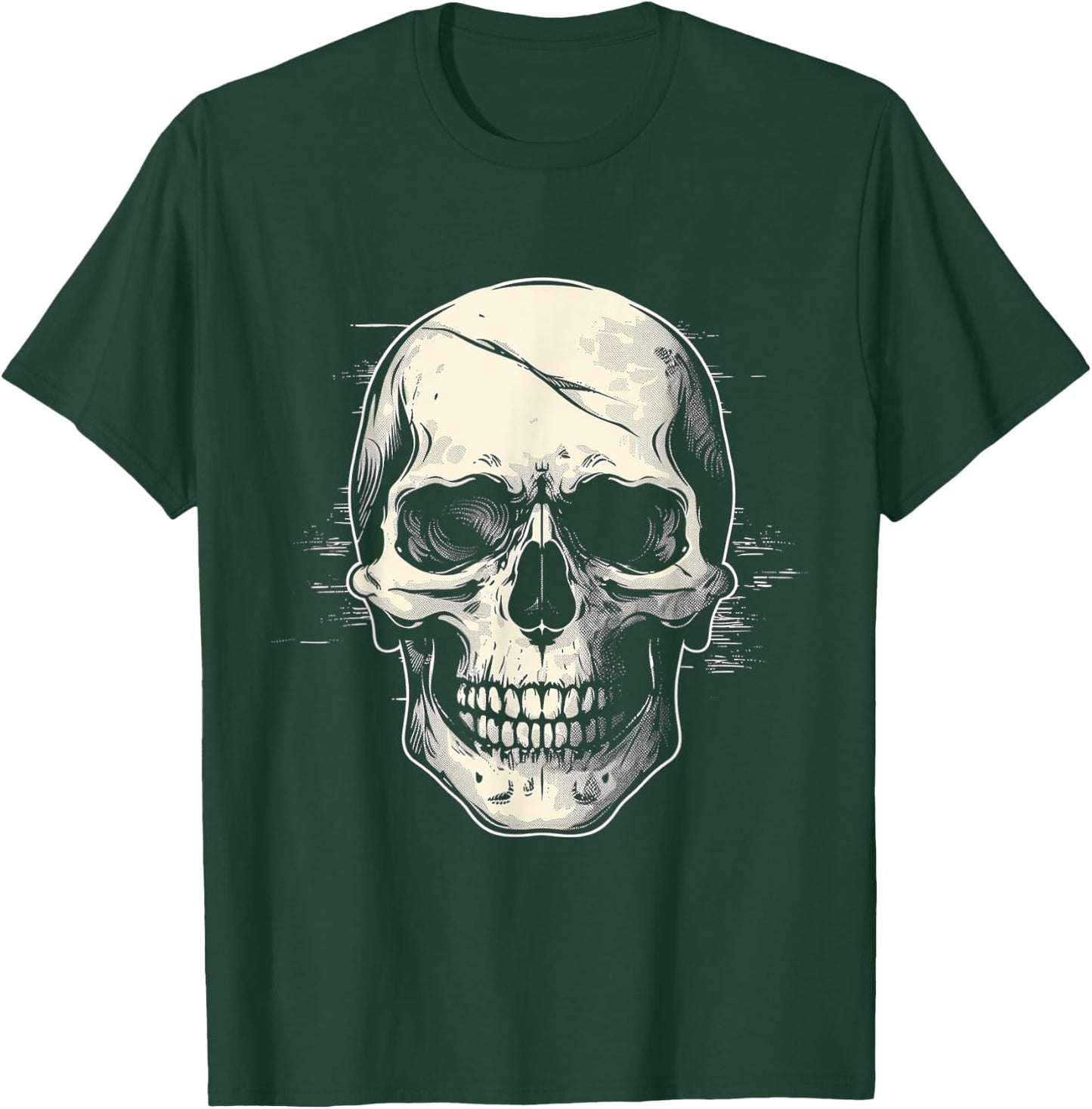 Skull Costume Halloween Spooky Art Skull T-Shirt - T-Shirt | Forest