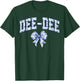 Dee-Dee Coquette Toile Blue Bow Floral Family Matching T-Shirt - T-Shirt | Forest