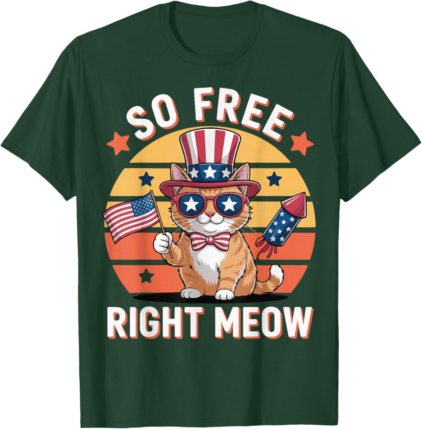 So Free Right Meow T-Shirt - T-Shirt | Forest