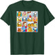 Garfield - Jon, Odie, Arlene, Nermal Friends Grid T-Shirt - T-Shirt | Forest