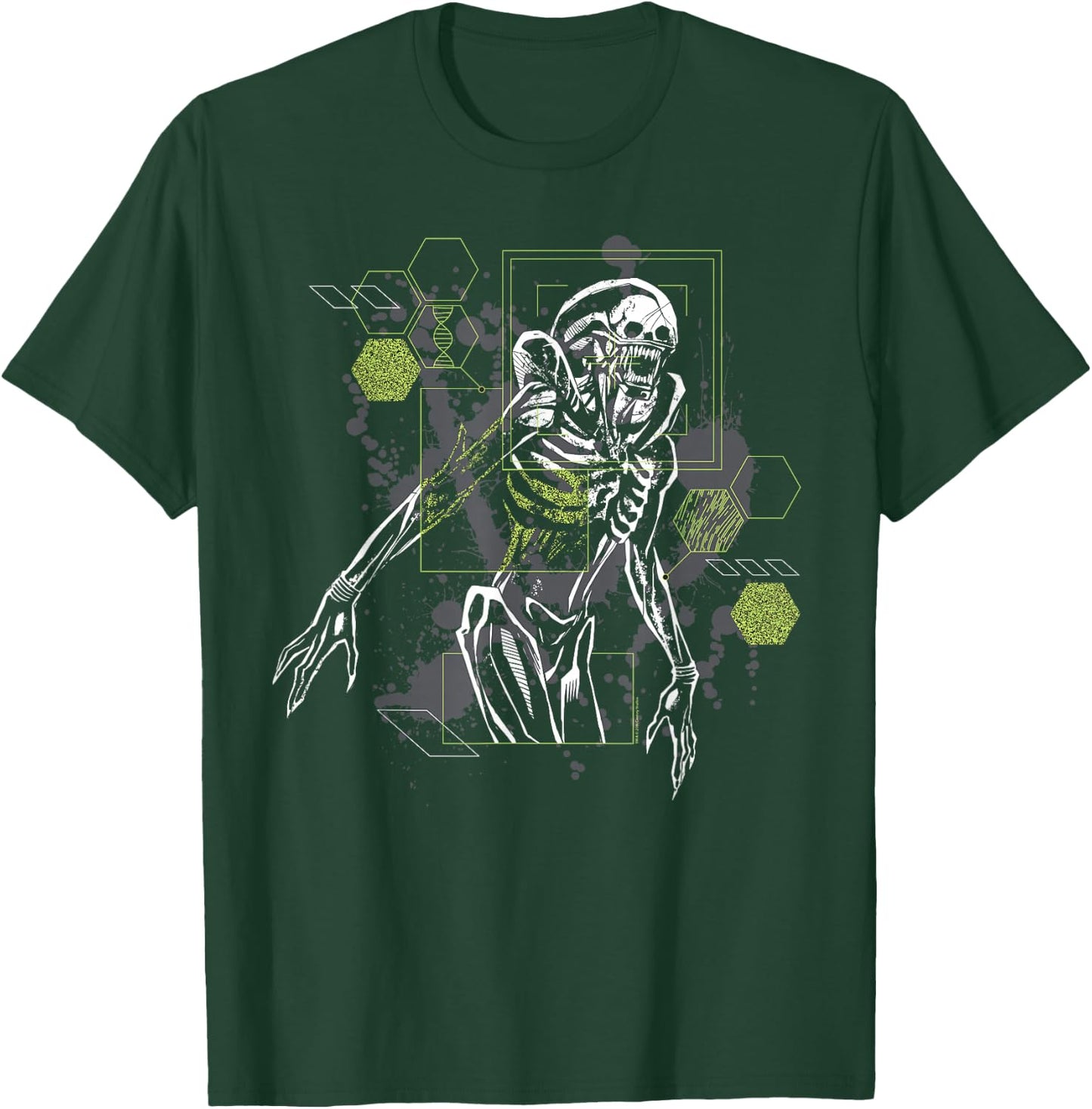 Alien: Romulus Xenomorph Tech Readout T-Shirt - T-Shirt | Forest