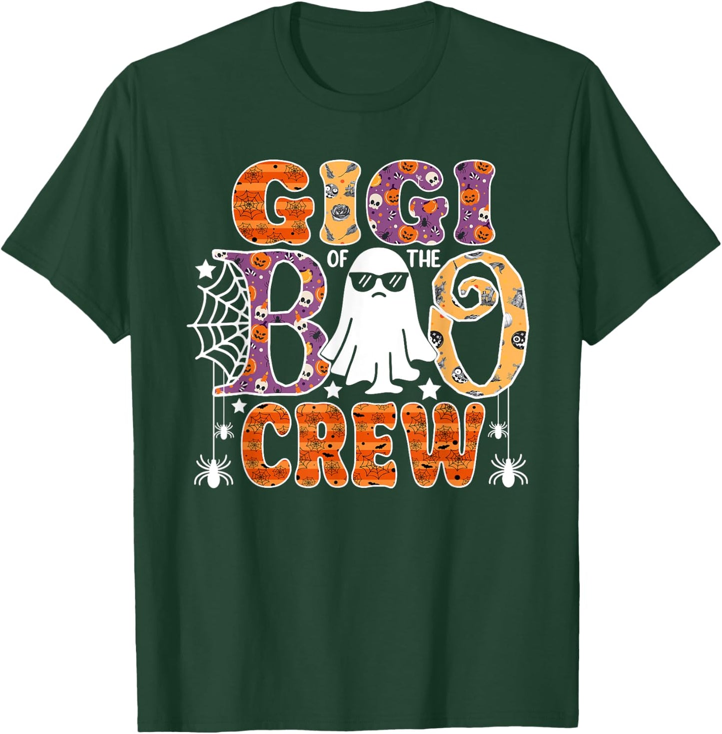 Gigi Of The Boo Crew Funny Halloween Family Matching T-Shirt - T-Shirt | Forest