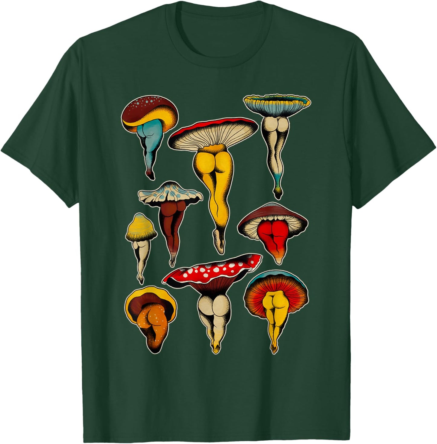 Mushroom Sexy Mycology Fungi Foraging Mushroom Whisperer T-Shirt - T-Shirt | Forest