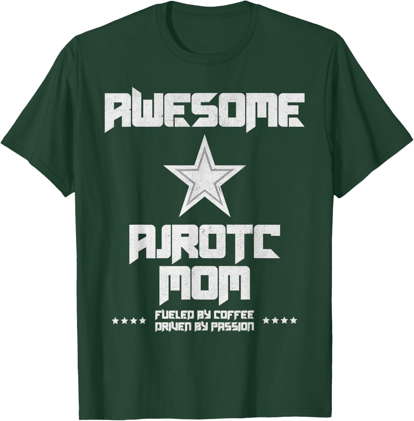 Awesome AJROTC Mom Military JROTC Cadet Proud AJROTC Mom T-Shirt - T-Shirt | Forest