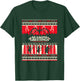 Stranger Things Christmas Seasons Greetings Upside Down Logo T-Shirt - T-Shirt | Forest