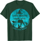Cancer Chose The Wrong Witch Teal Ovarian Cancer T-Shirt - T-Shirt | Forest