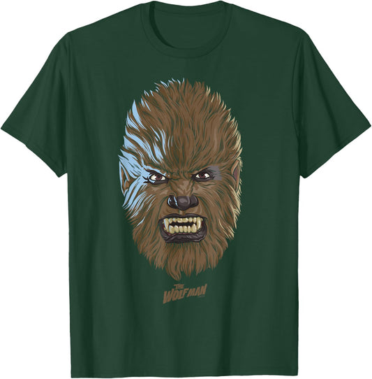 Universal Monsters Wolfman Big Face T-Shirt - T-Shirt | Forest