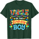 Uncle of the Birthday Boy Building Blocks Bricks Family Men T-Shirt - T-Shirt | Forest