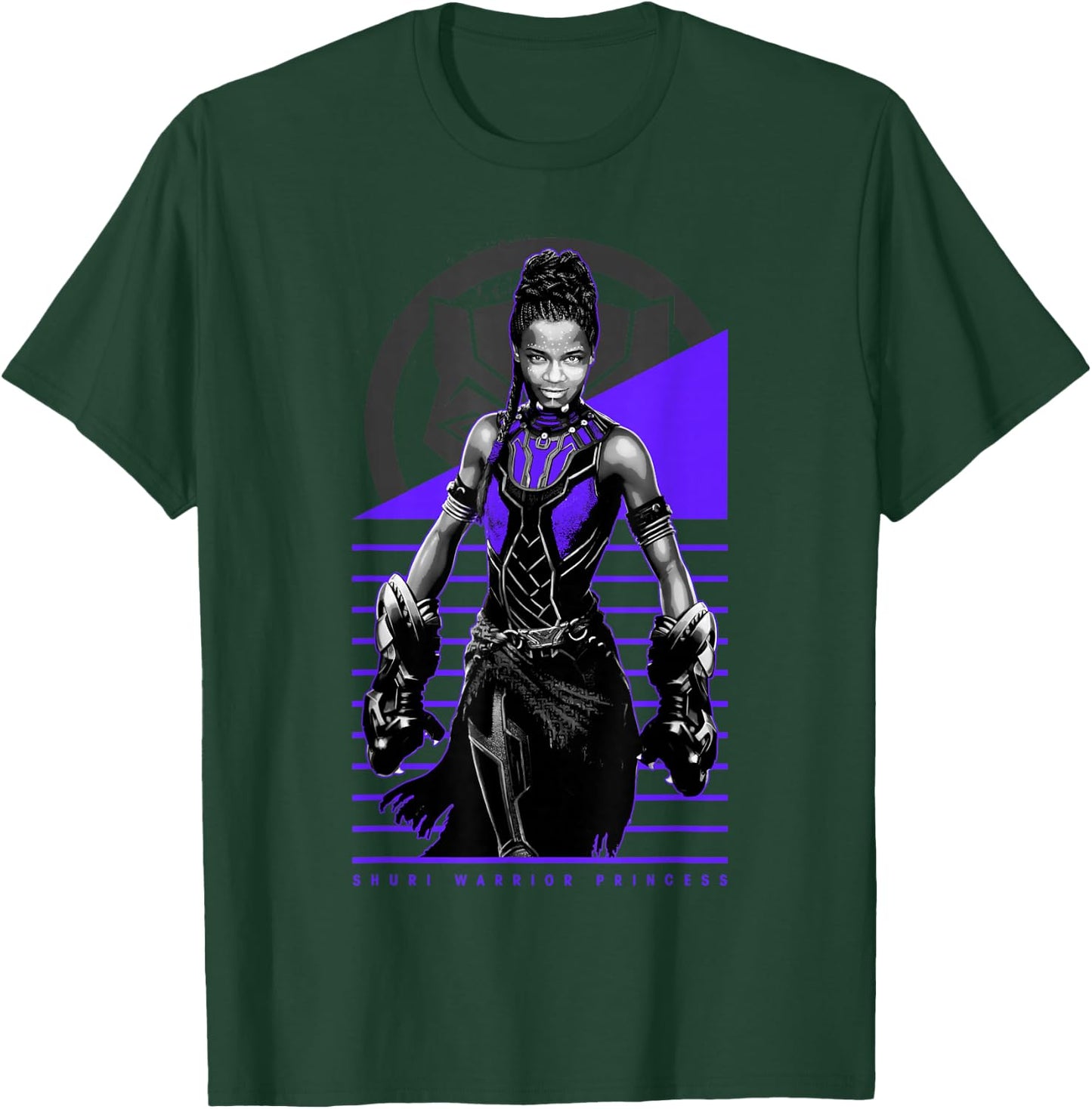 Marvel Black Panther Movie Shuri Warrior Princess T-Shirt - T-Shirt | Forest