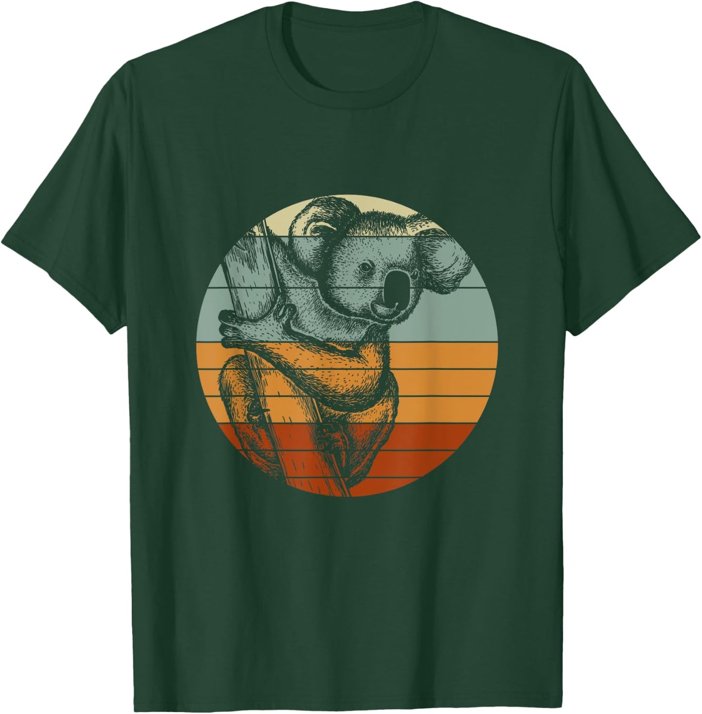 Zoo Keeper Australia Animal Gift Retro Koala T-Shirt - T-Shirt | Forest