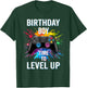 Birthday Boy Time To Level Up Gaming Controller Gamer T-Shirt - T-Shirt | Forest
