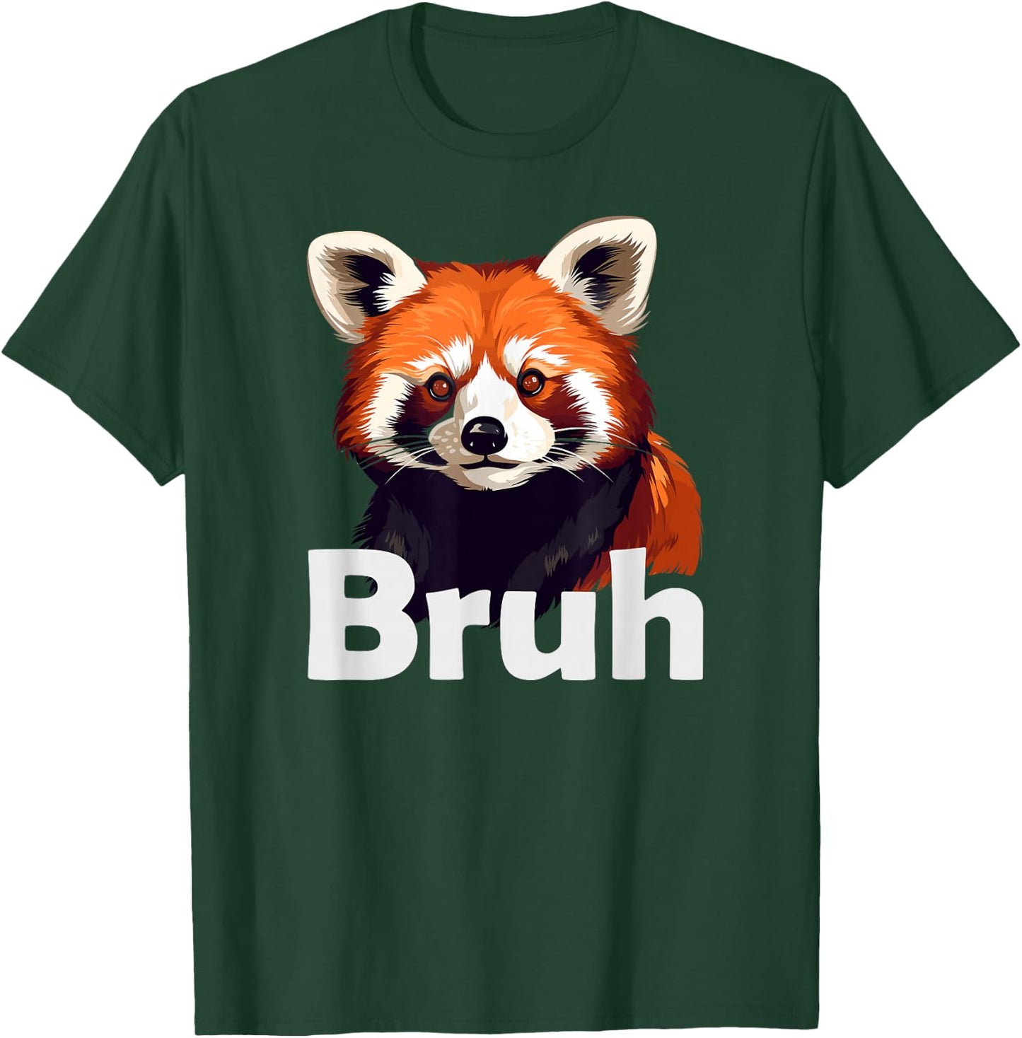 Red Panda Bruh T-Shirt - T-Shirt | Forest