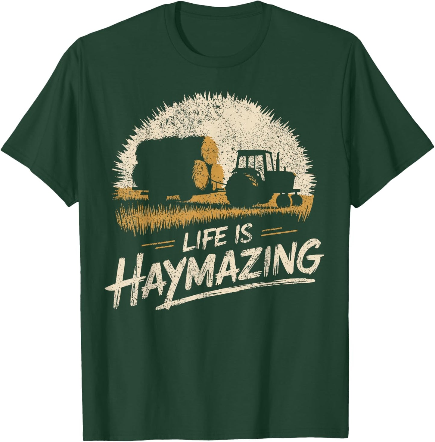 Hay Season Farmer T-Shirt - T-Shirt | Forest