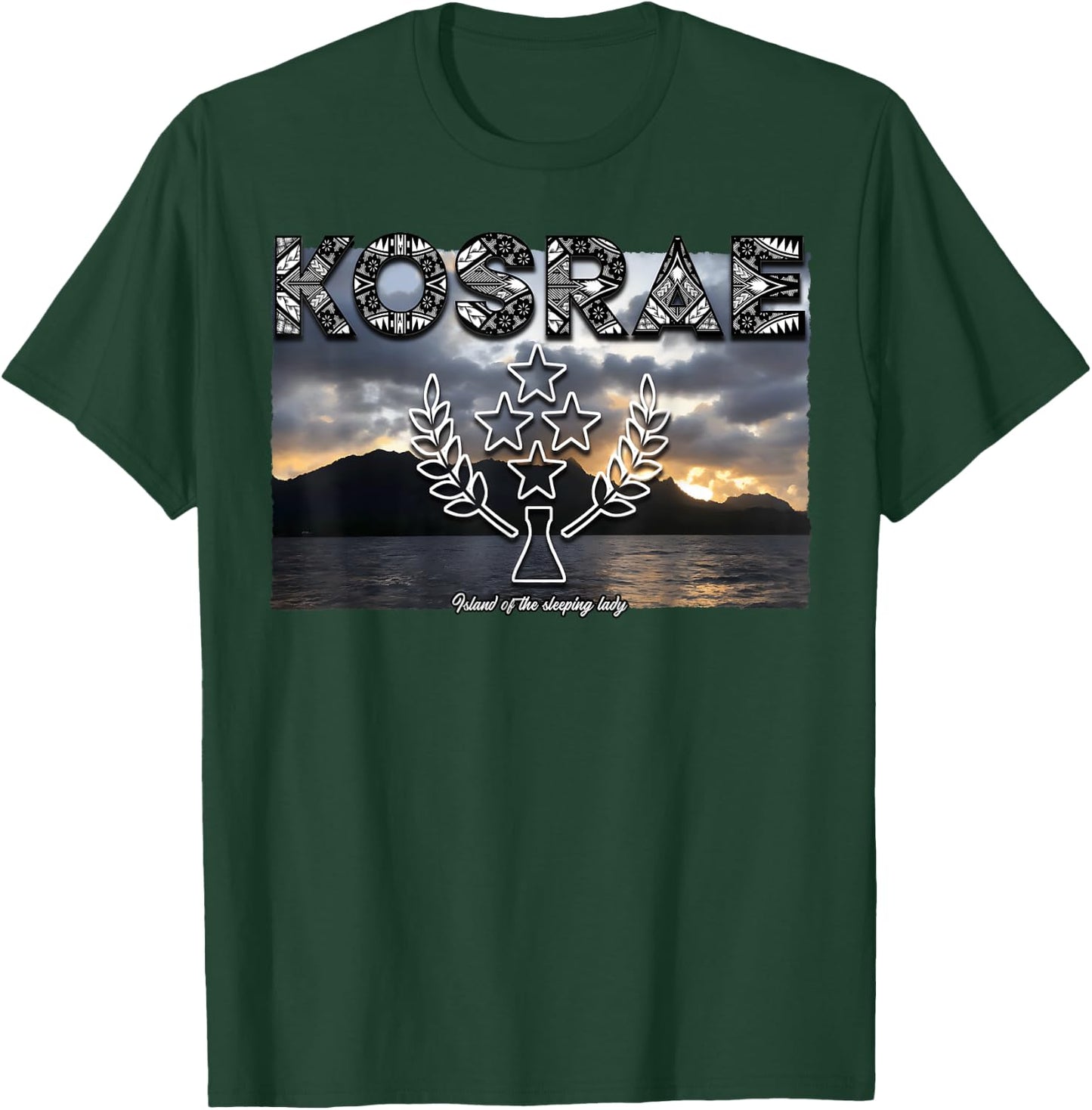 Kosrae Micronesia T-Shirt - T-Shirt | Forest