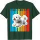 Colorful Coton de Tulear T-Shirt - T-Shirt | Forest