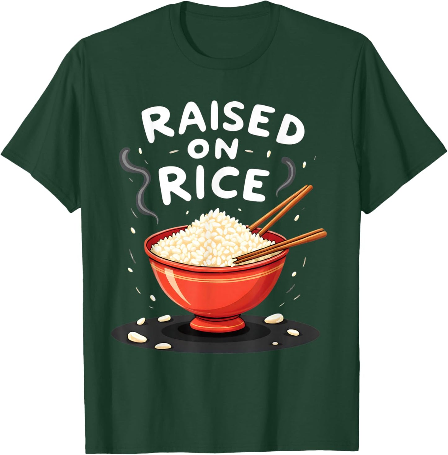 Grown up on rice culinary tradition pride T-Shirt - T-Shirt | Forest