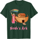 Kids Faith Bible Stories Pink Noah's Ark Girls Toddler Teen T-Shirt - T-Shirt | Forest