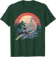 Mourning Dove Bird Lover Vintage Retro Sunset Bird Watching T-Shirt - T-Shirt | Forest