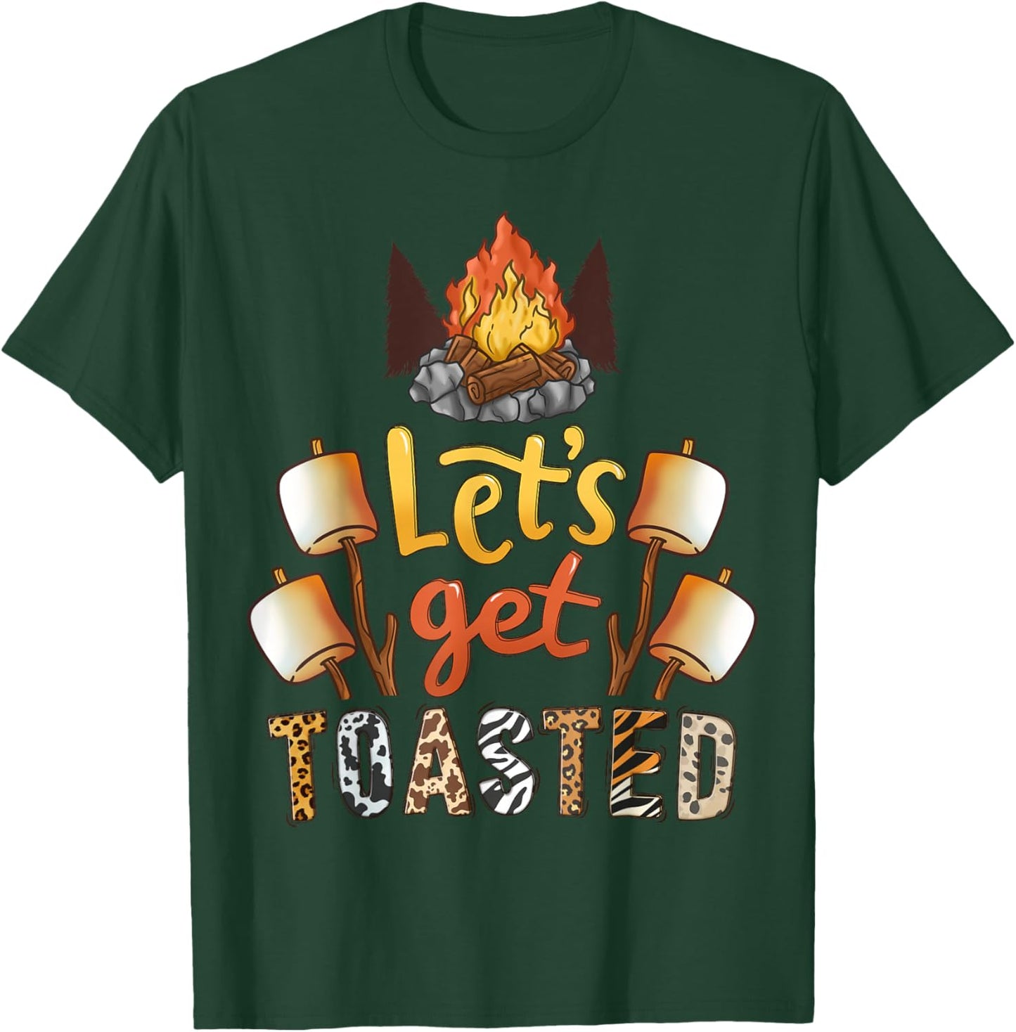 Camping Campfire Camp Co. Camping Campfire T-Shirt - T-Shirt | Forest