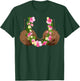Funny Coconut Bra Hawaiian Tropical Beach Vibes Summer Girls T-Shirt - T-Shirt | Forest