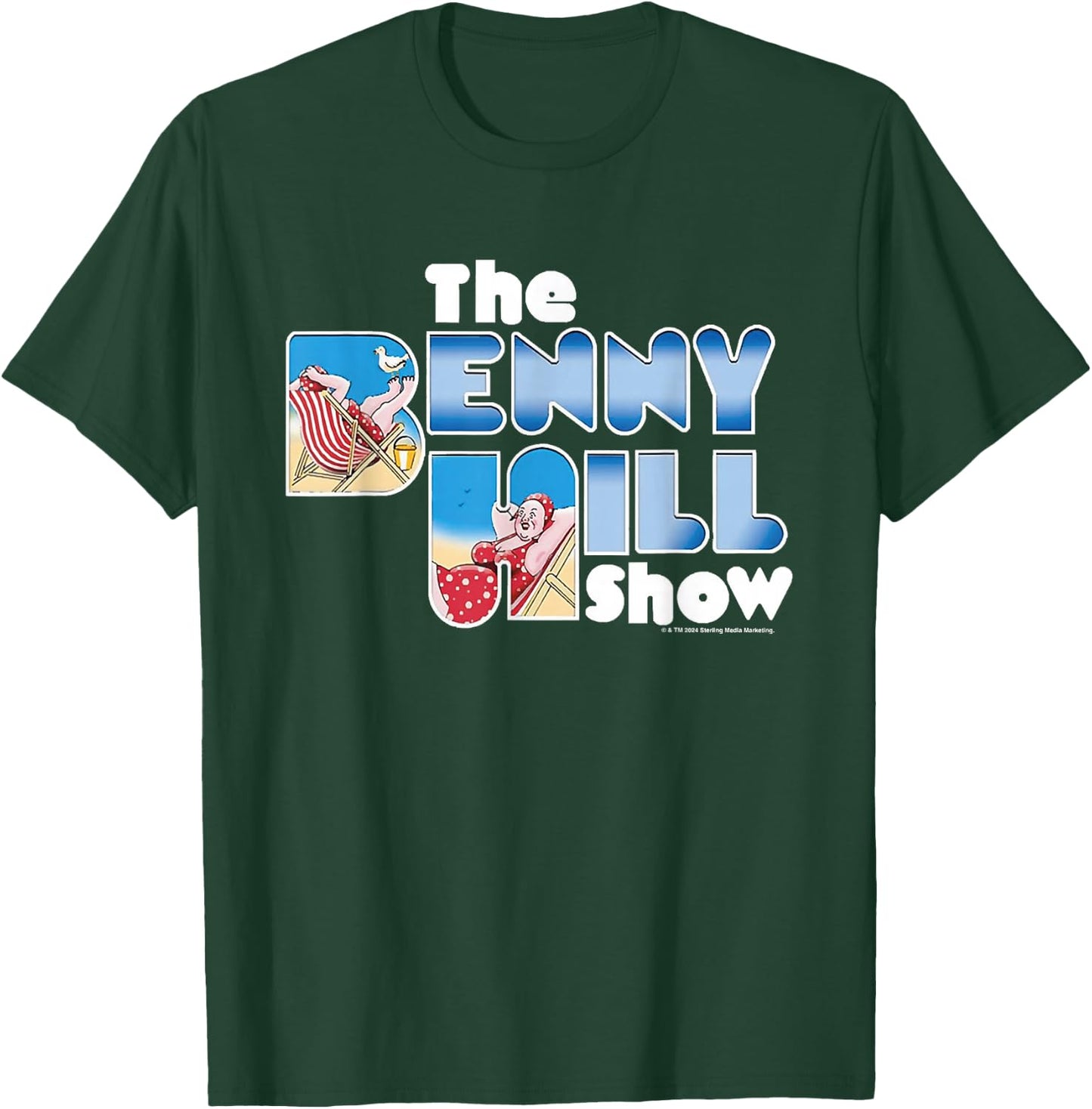 Sunbathing Lady At The Beach Text T-Shirt - T-Shirt | Forest