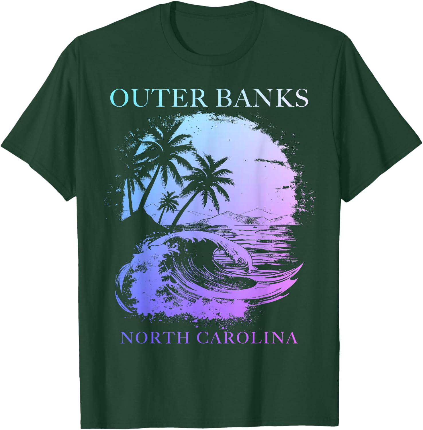 Outer Banks North Carolina T-Shirt - T-Shirt | Forest