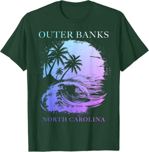 Outer Banks North Carolina T-Shirt - T-Shirt | Forest