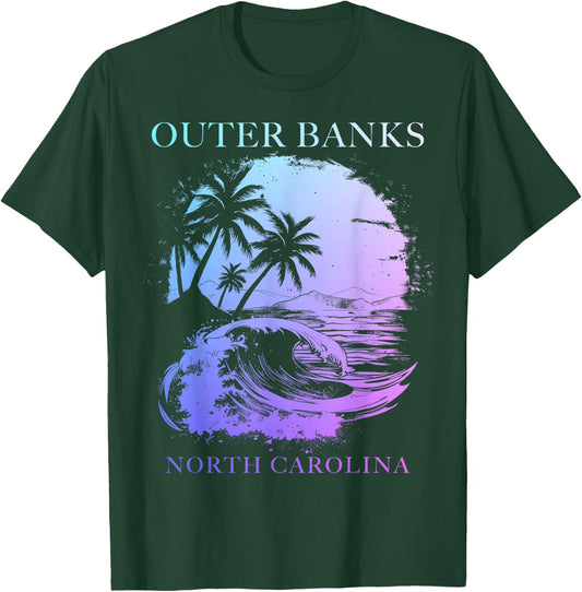 Outer Banks North Carolina T-Shirt - T-Shirt | Forest