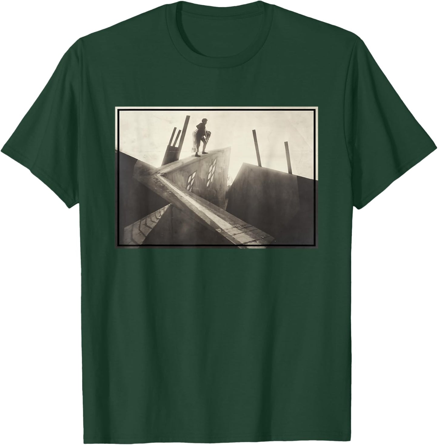 The Cabinet of Dr Caligari - Cesare Carrying Jane Away T-Shirt - T-Shirt | Forest