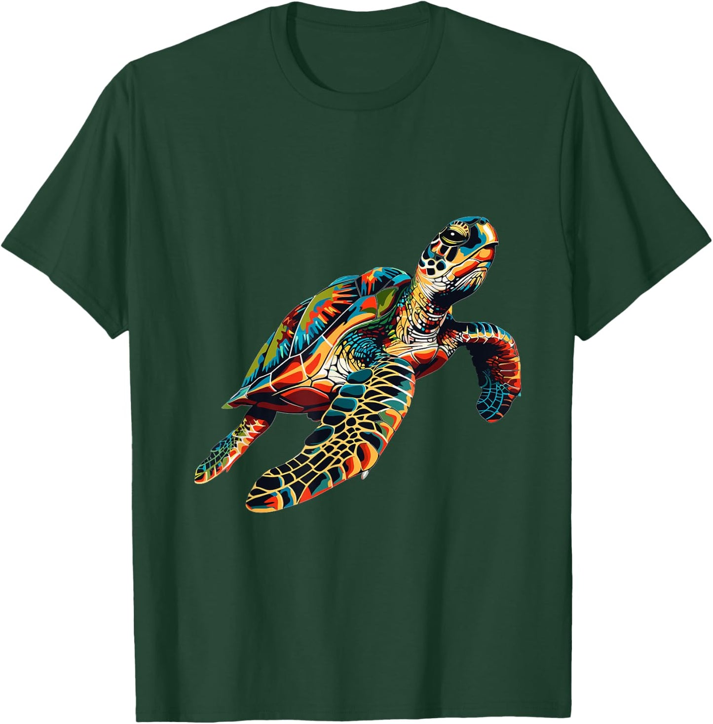 Sea Turtle Lover Graphic T-Shirt - T-Shirt | Forest