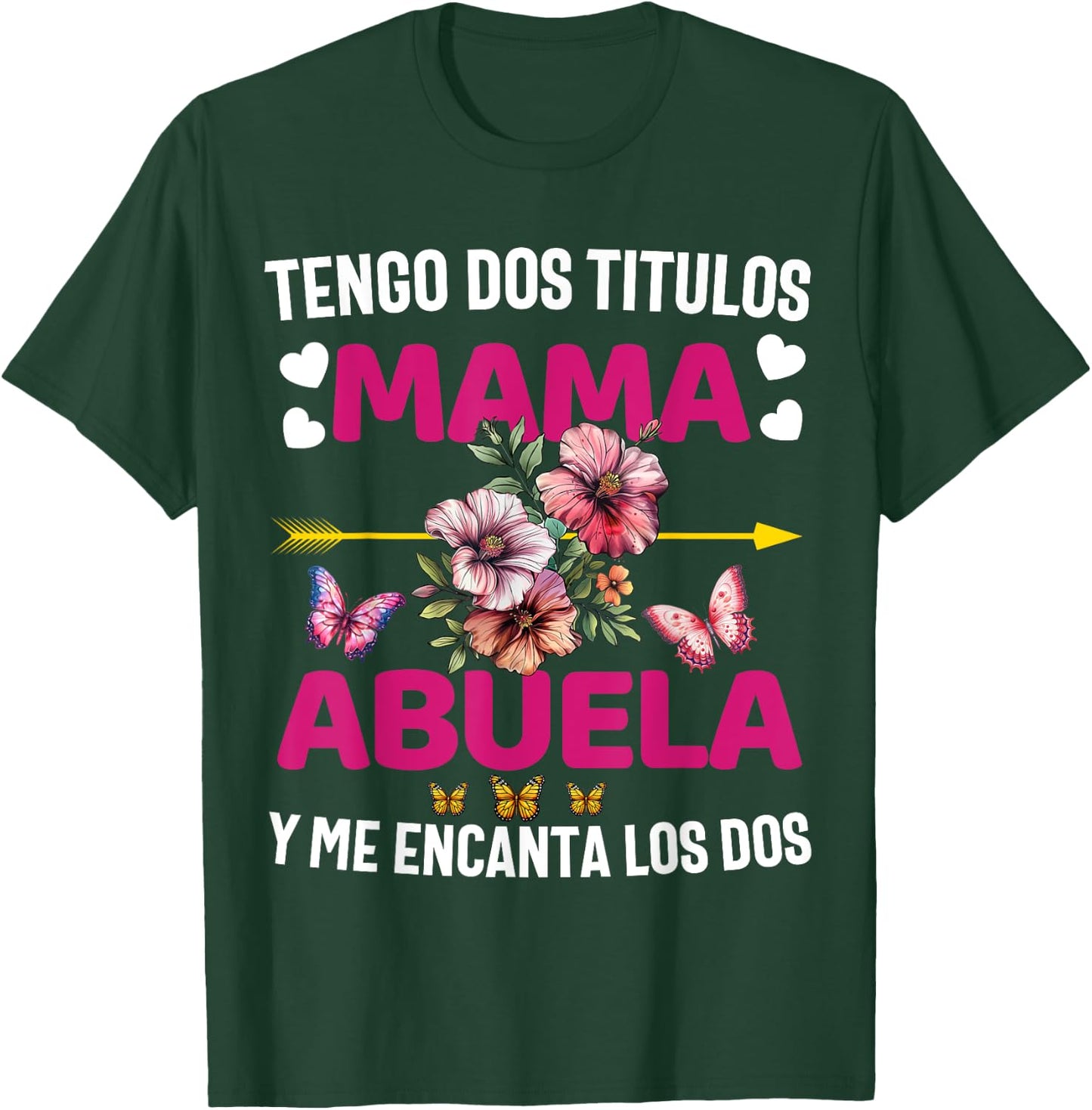 Regalos Para Mama Dia De Las Madre Espanol Camiseta Abuela T-Shirt - T-Shirt | Forest