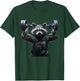 Weightlifting Ripped Raccoon T-Shirt - T-Shirt | Forest