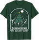 Summoning The Holiday Spirit Skeleton Dancing Christmas Tree T-Shirt - T-Shirt | Forest