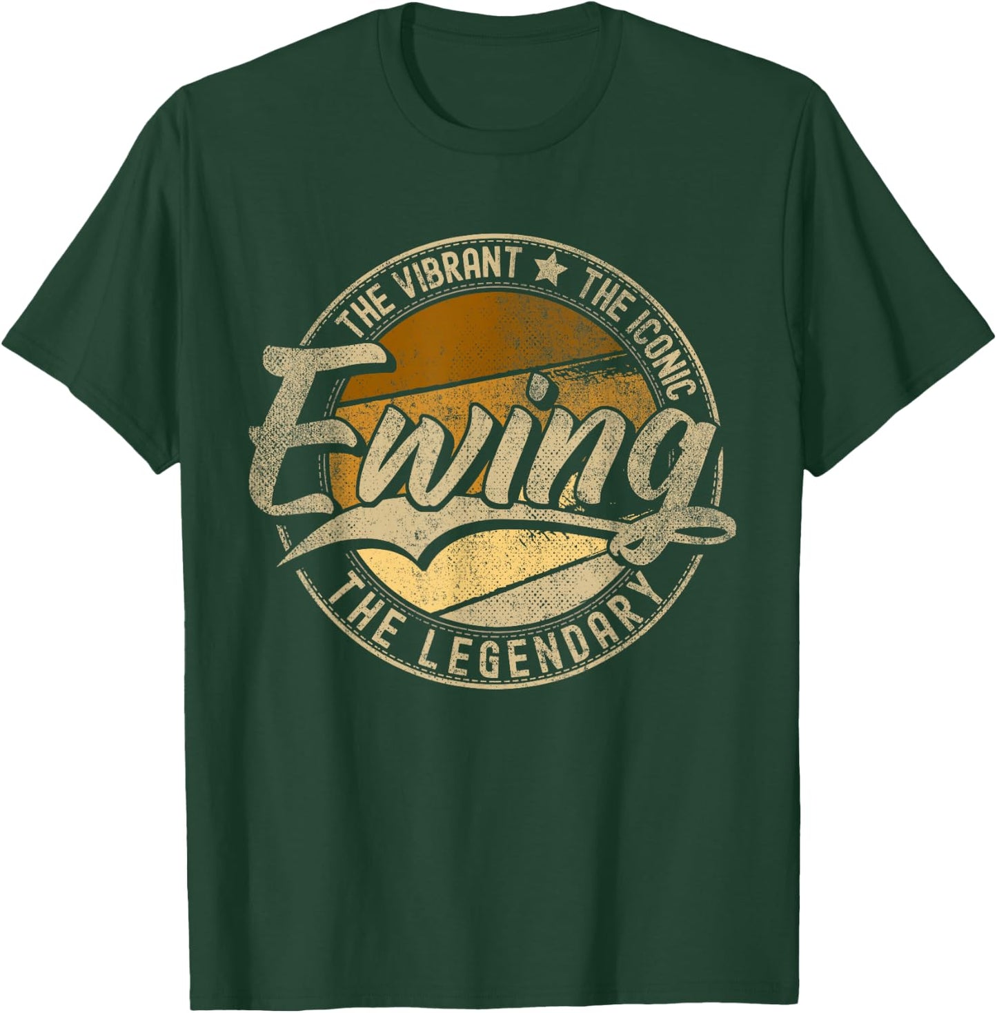 Ewing NJ | New Jersey | Vintage Distressed T-Shirt - T-Shirt | Forest