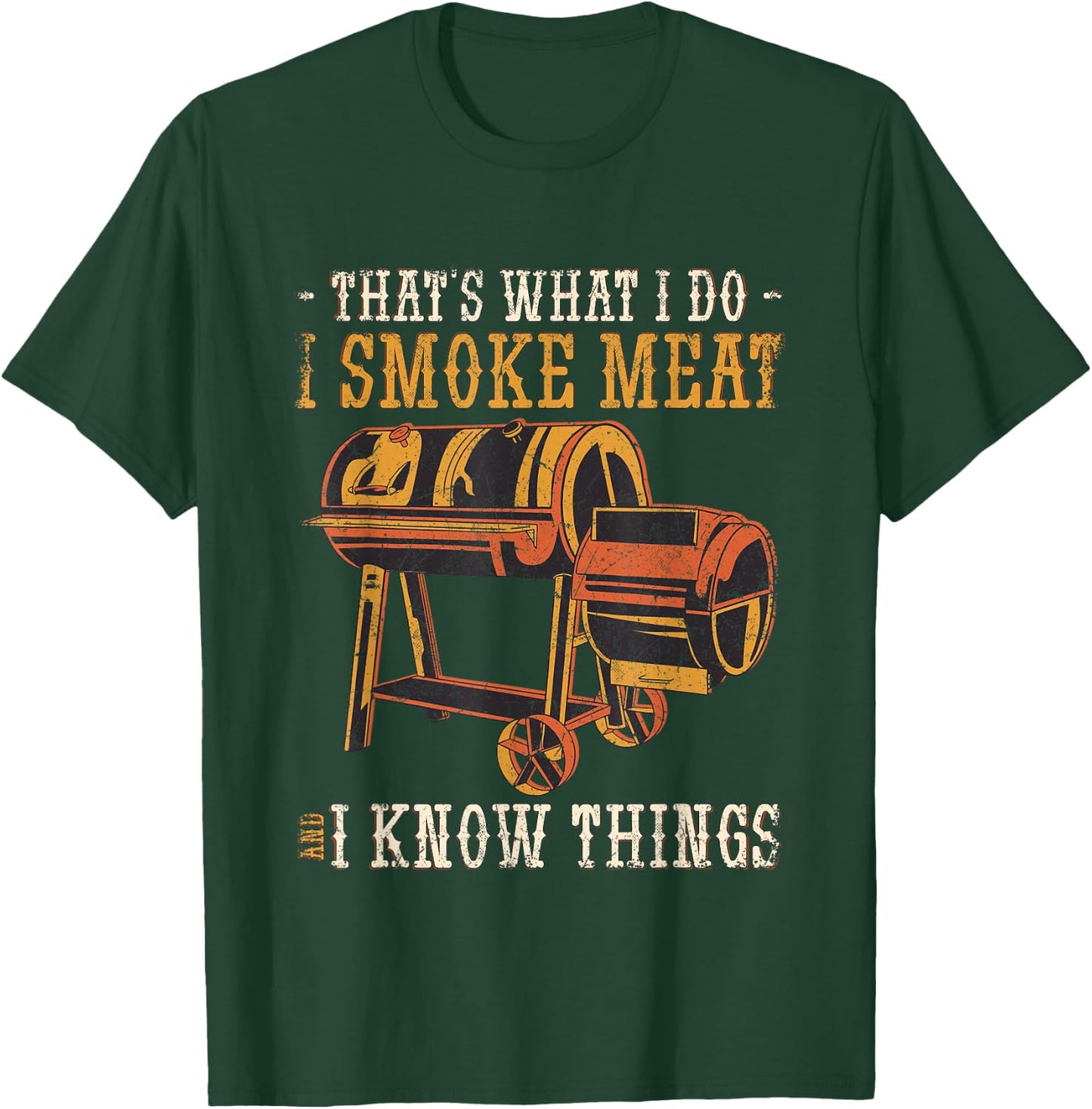 Ich Rauchere Fleisch Und Kenne Mich mit Grillen Aus. T-Shirt - T-Shirt | Forest