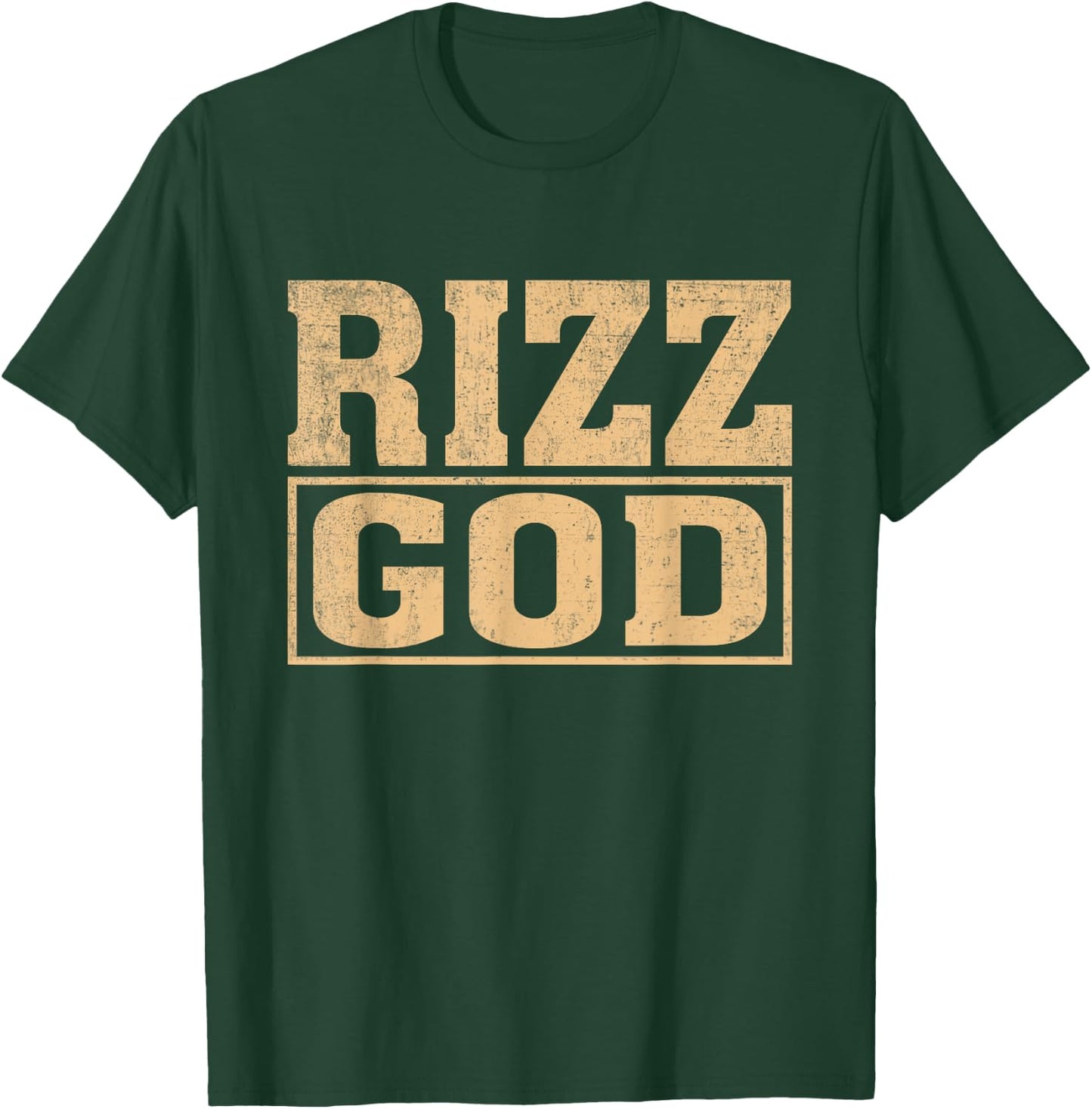 Rizz God Funny Rizz Rizzler Slang Meme Trending Social Media T-Shirt - T-Shirt | Forest