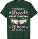 Double Blessed Great Grandma Of Twins Baby Reveal T-Shirt - T-Shirt | Forest
