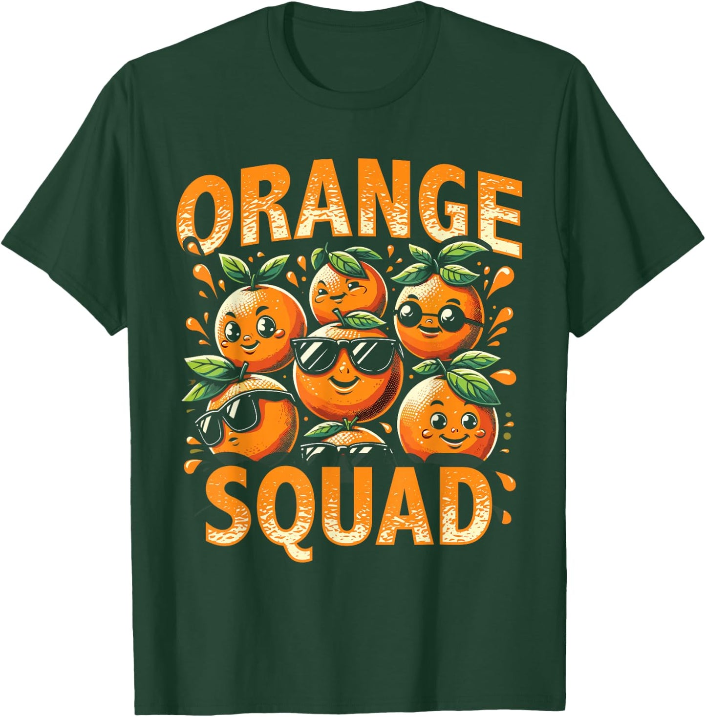 Summer Citrus Fruit Orange Squad T-Shirt - T-Shirt | Forest